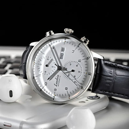 Men’s Fashion Mechanical Watch — 2023 Business Automatic Stainless Steel Luminous Designer Wristwatch