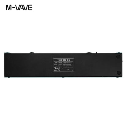 M-VAVE Tank-G Guitar Multi-Effects Pedal – Rechargeable with 36 Presets, 9 Preamp Slots, 8 IR Cab Slots & Modulation/Delay/Reverb Effects