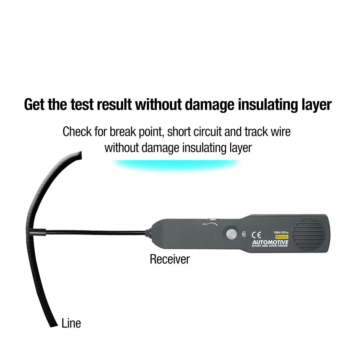 EM415Pro Automotive Circuit Tester - 6-42V Open & Short Circuit Finder, Wire Tracker & Diagnostic Tool