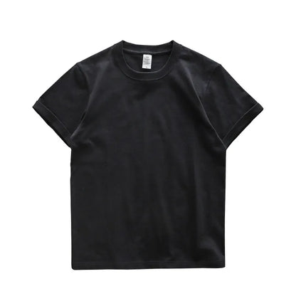 Dukeen Heavyweight Cotton T-Shirt - 280gsm Oversized Short Sleeve Casual Tee for Men Summer Streetwear