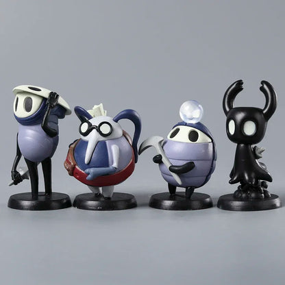 Hollow Knight PVC Figure Set | Hornet, Knight, Zote, Grub, Quirrel, Cornifer & Myla Desktop Decoration Toys