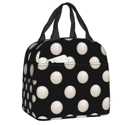 Golf & Beer Insulated Lunch Bag - Reusable Thermal Cooler for Work, School & Sports