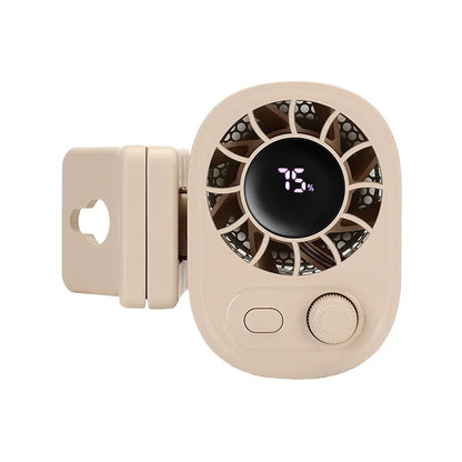 3-in-1 Clip-On Fan - 360° Rotatable USB Rechargeable Car, Outdoor & Desktop Cooling Fan