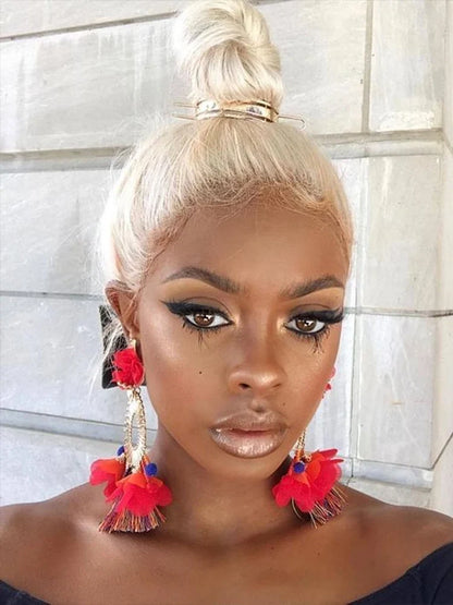 613 Blonde Human Hair Lace Wig - HD 13x4 13x6 Pre-Plucked Straight Frontal Wig For Women