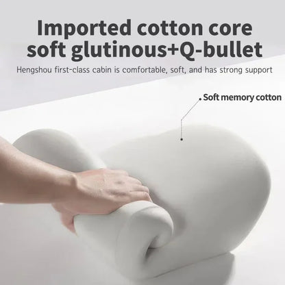 Memory Foam Lumbar Back Cushion – Multi-Functional Waist Support Pillow for Car, Office, Gaming Chairs & Postpartum Pain Relief
