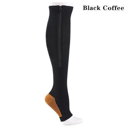 S-XXL Compression Socks - Medical Support Stockings for Nurses, Doctors, Golf, Sports & Varicose Vein Relief