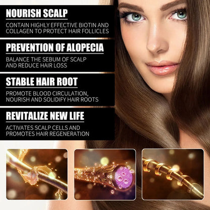 Collagen B7 Hair Growth Oil Set - Nourishing Scalp Treatment for Men & Women