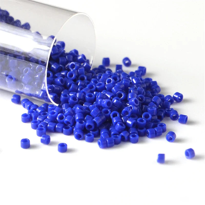 Miyuki Delica Seed Beads - 11/0 Glass Beads for DIY Jewelry, Bracelet Making & Craft Projects