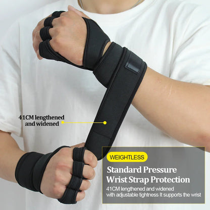 Men & Women Training Workout Gloves – Weightlifting Gym Fitness Hand & Wrist Protection Gloves