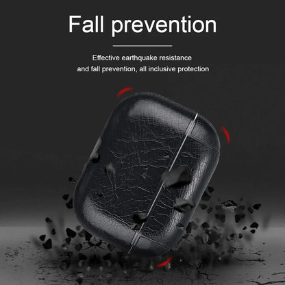 Leather Case for AirPods Pro 2 — Business Earphone Cover for Apple AirPods 3 & Pro 2nd Gen USB-C