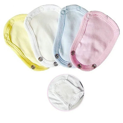4pcs Baby Romper Set – Soft Jumpsuit Bodysuits with Lengthening Extender for Newborns