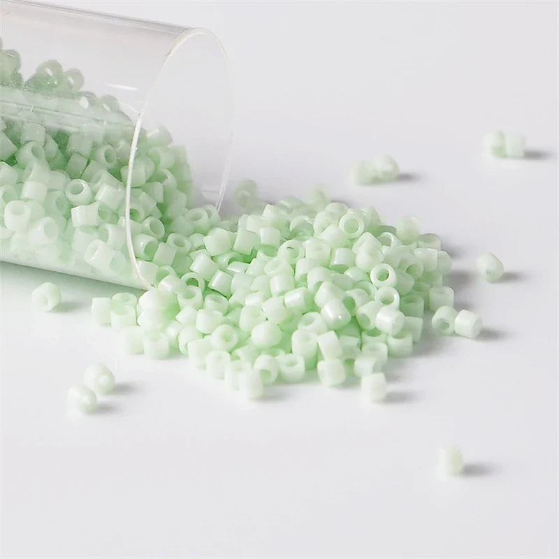 Miyuki Delica Seed Beads - 11/0 Glass Beads for DIY Jewelry, Bracelet Making & Craft Projects