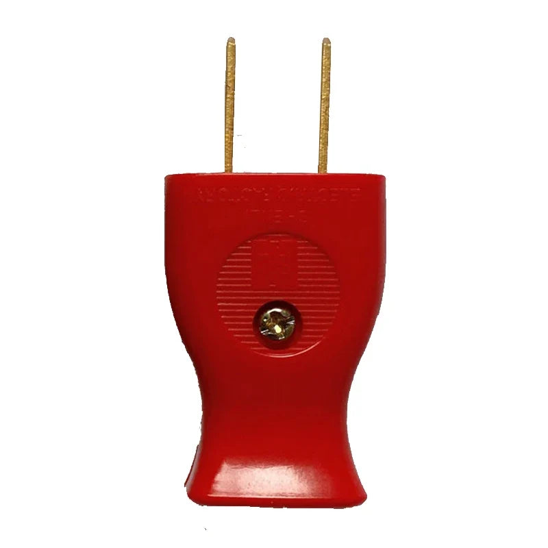 2-Pole Bakelite Power Plug - 15A Rewirable US Male Plug and Female Socket for Wiring and Power Cables