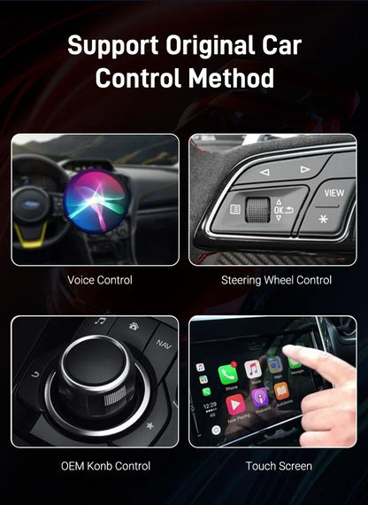 XUDA 2-in-1 Wireless CarPlay & Android Auto Adapter – Smart Plug & Play Dongle for Volvo, Benz, Cadillac, Jeep, Lexus, Buick, VW
