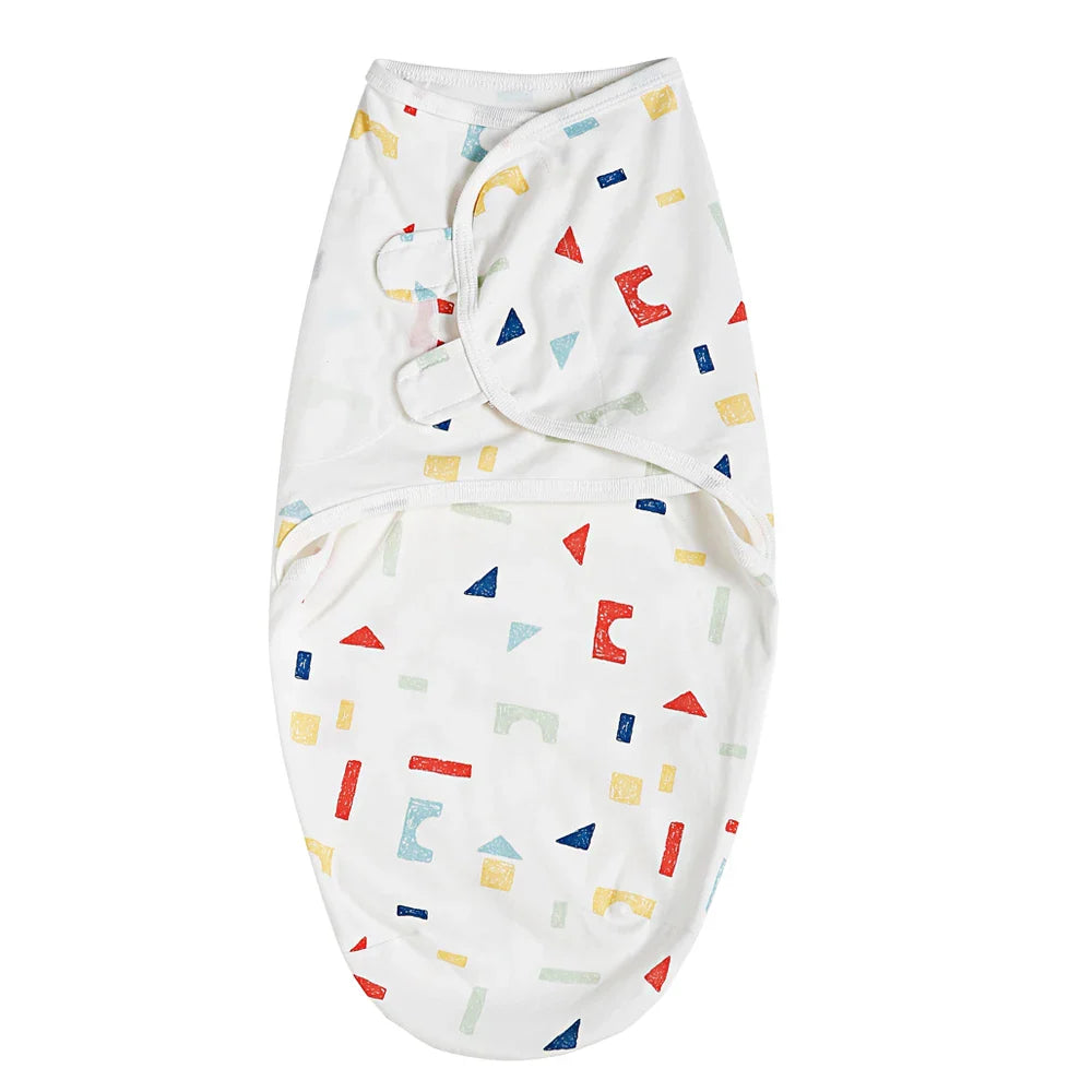 100% Cotton Newborn Swaddle Sleep Sack – Thick Infant Baby Wrap Cocoon Diaper Bag (INSULAR Summer)