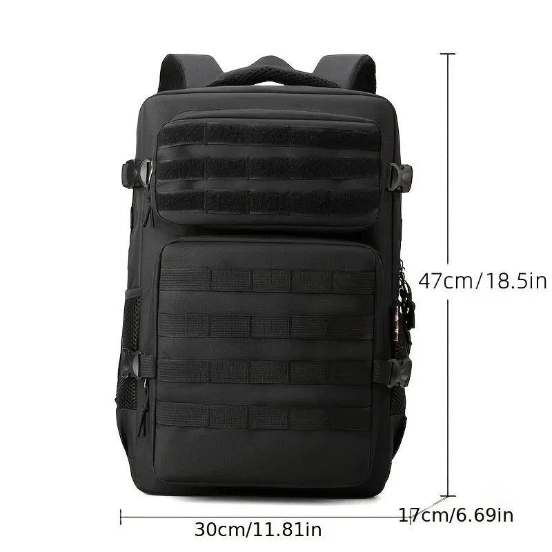 Men’s Tactical Camouflage Backpack – Large Capacity Multi-Layer Hiking & Camping Outdoor Sports Bag