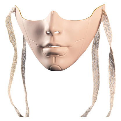 Cyberpunk Mechanical Half Face Mask — Technological Wings Mask for Men & Women, Halloween, Carnival, Dress-Up Props