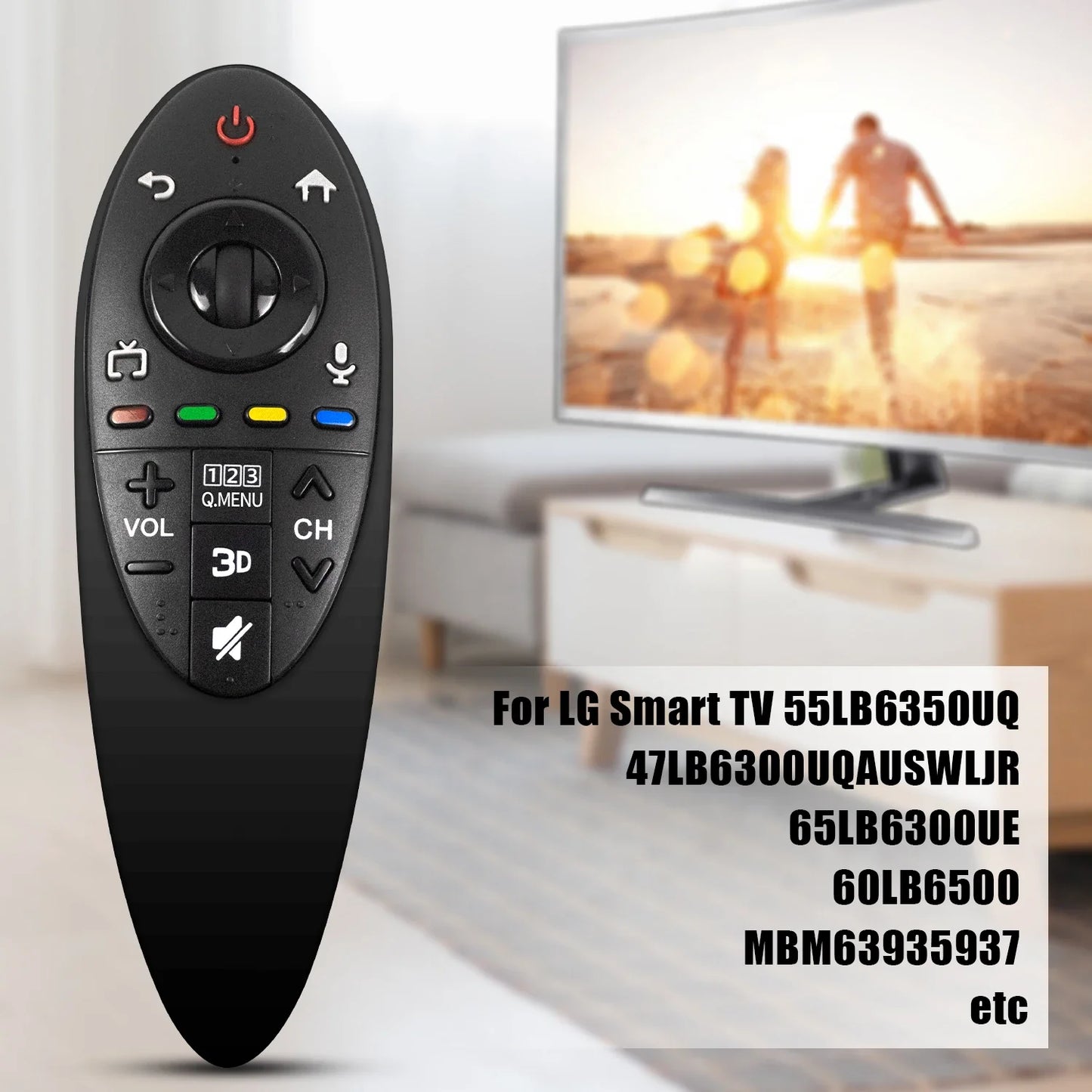 LG AN-MR500G Smart TV Remote Control - Replacement Remote for 3D MBM63935937 Models