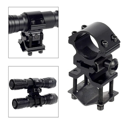 Magnetic Scope Mount Bracket - Strong X Holder for Flashlights, Lasers & Outdoor Accessories