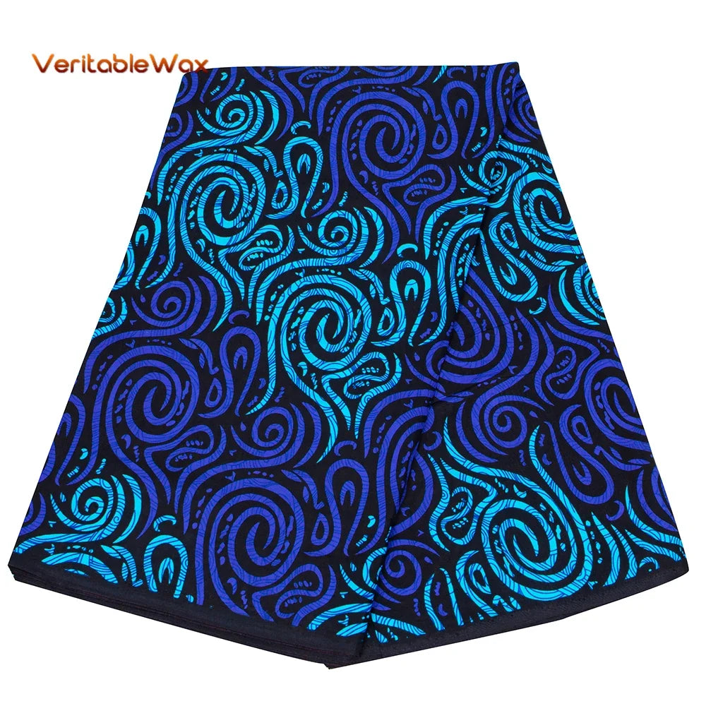African Ankara Wax Print Fabric - Retro Double Print Patchwork Sewing Material for DIY Clothing