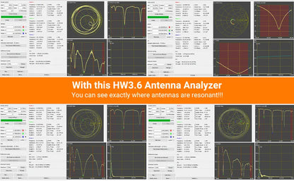 NanoVNA-H4 Vector Network Analyzer 10KHz-1.5GHz | 2.8/4" Display Antenna Tuner for MF HF VHF UHF | Spectrum Analyzer Nano VNA