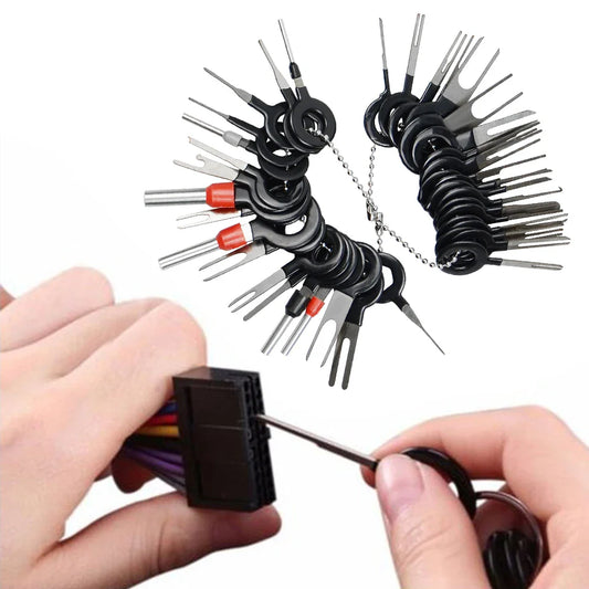 11/18/26-Pcs Car Terminal Removal & Repair Tool Kit – Electrical Wiring Crimp Connector Pin Extractors for Automotive Plugs