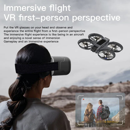 X226 Drone VR – Brushless RC Quadcopter with Dual HD Camera, Optical Flow Hover, Obstacle Avoidance, Remote Control Toy for Boys