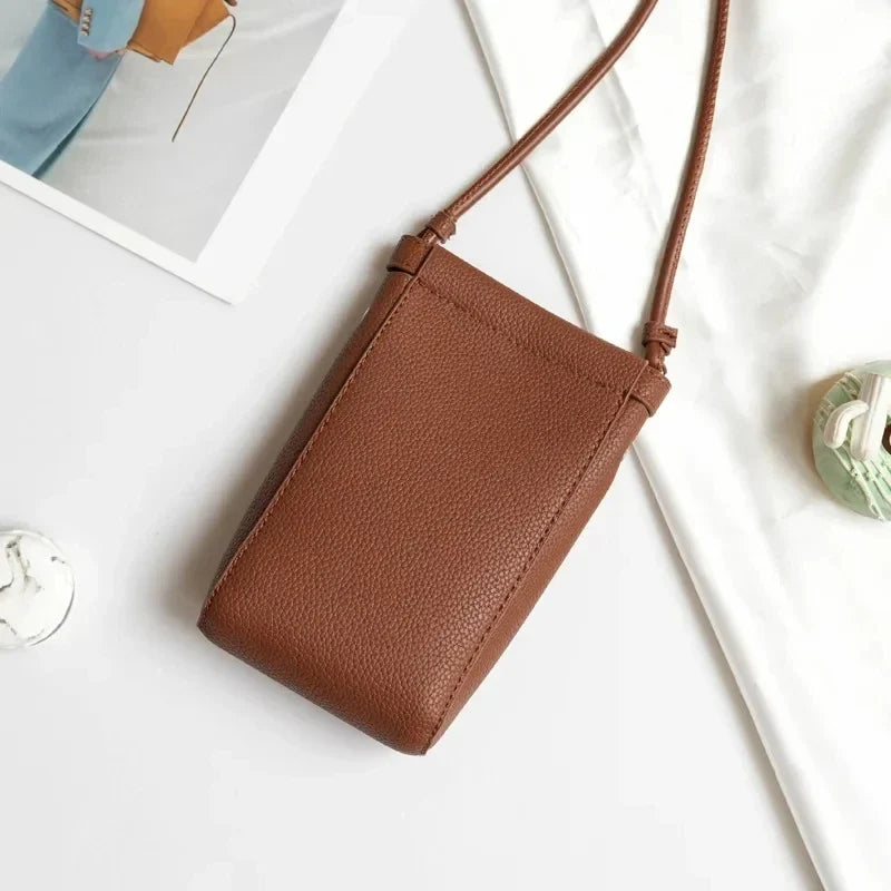 Women's PU Leather Shoulder Bag - Large Capacity Crossbody Handbag with Phone Pocket