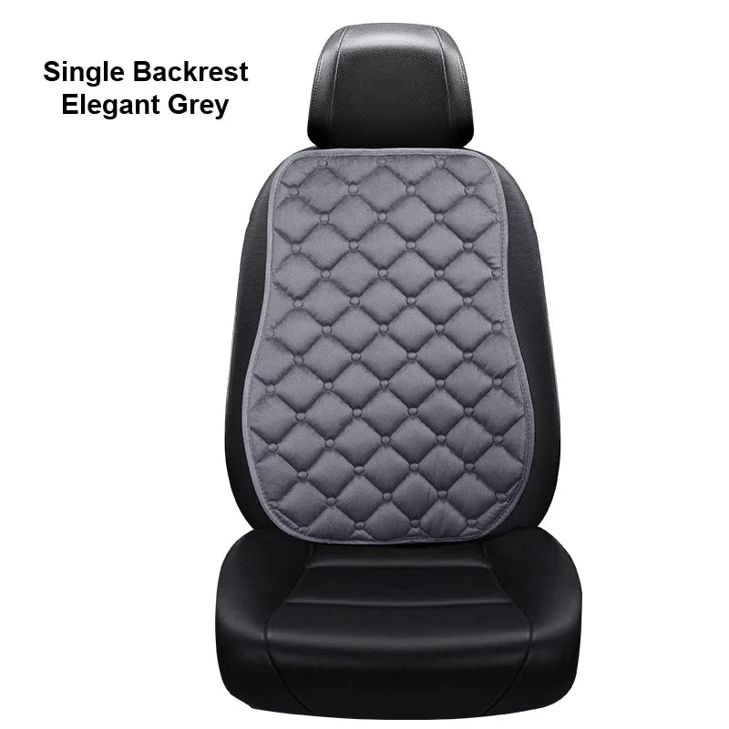 Universal Winter Warm Car Seat Cover Protector Set – 3-Piece Rear Seat Cushion & Back Cushion Auto Seat Protection for Cars, SUVs & Vans