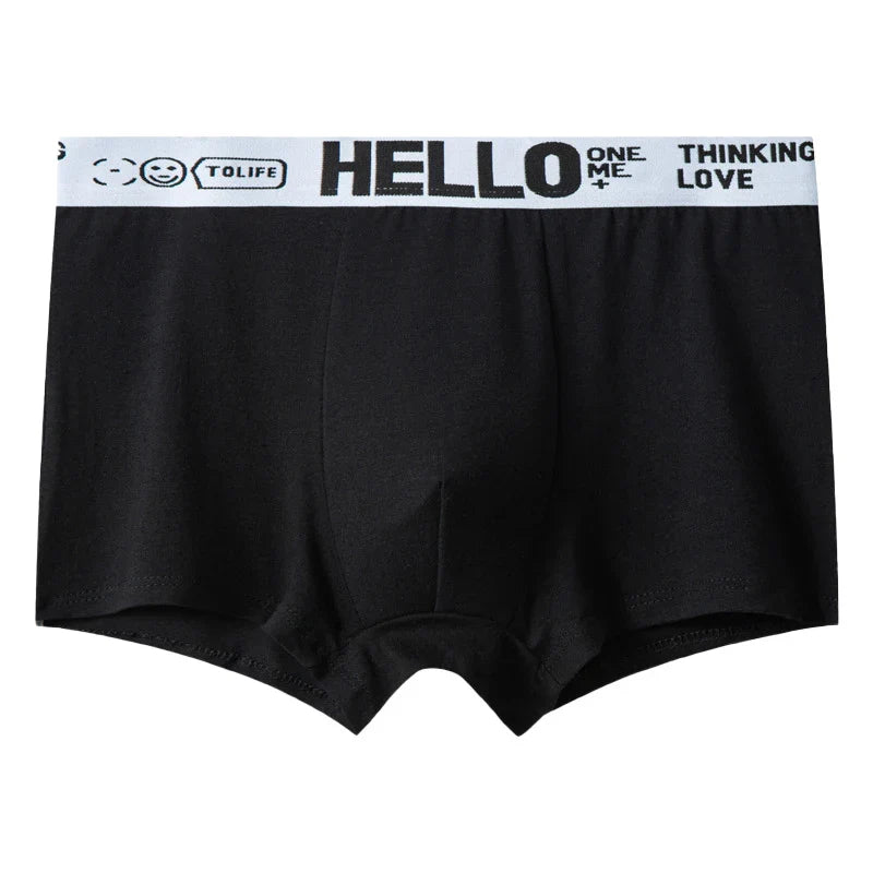 1/5PCS Men's Breathable Underwear – Comfy, Quick-Drying Stretchy Boxer Trunks, Sexy & Trendy Boxer Panties