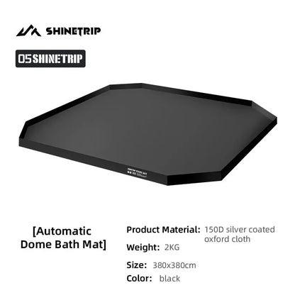 ShineTrip Oversized Dome Tent – Quick Setup, Waterproof & Sunproof Silver-Coated Canopy for Camping (05 Series)