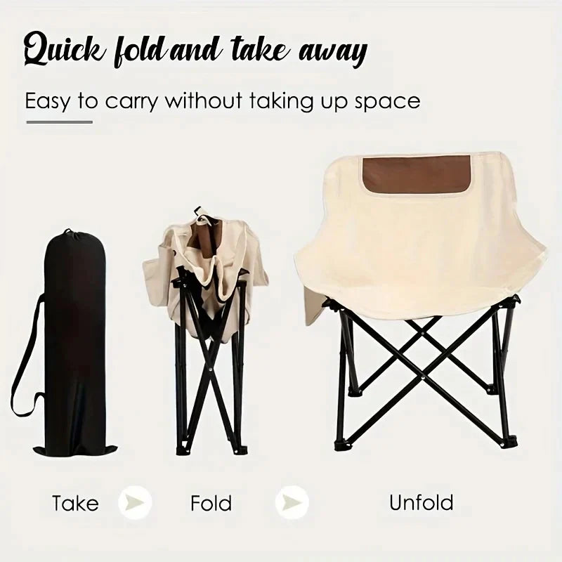 Ultra-Light Portable Folding Camping Chair – Compact Outdoor Fishing, Hiking, Picnic & Travel Seat with Comfortable Design