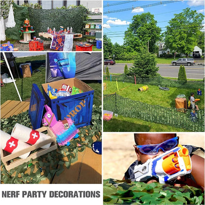 Hunting Camouflage Netting - Woodland Camo Shade Cover for Camping, Car Protection, Privacy & Outdoor Shelter