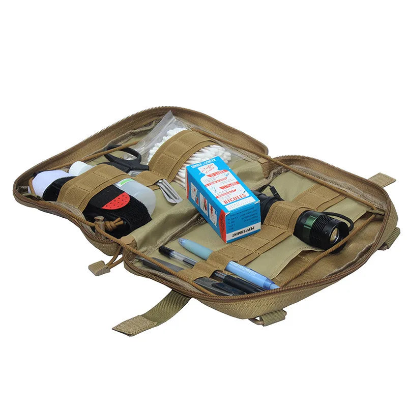 MOLLE Medical Utility Pouch - EMT Tactical Emergency Pack for Camping Hunting EDC Multi-Tool Gear Accessories