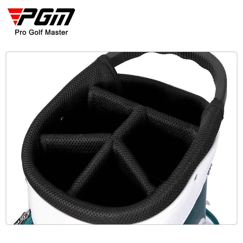 PGM Wheeled Golf Caddy Bag QB127 – 4-Wheel 360° Rotation Removable Waterproof Bag for Men & Women