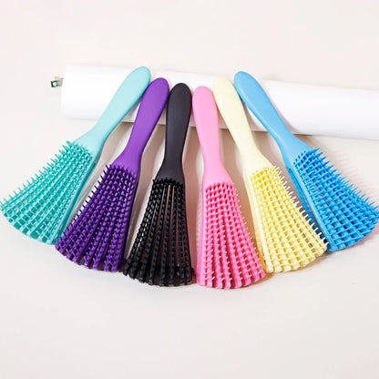 Scalp Massage Hair Brush - Anti-Static Detangling Curl Brush for Salon Styling & Wigs