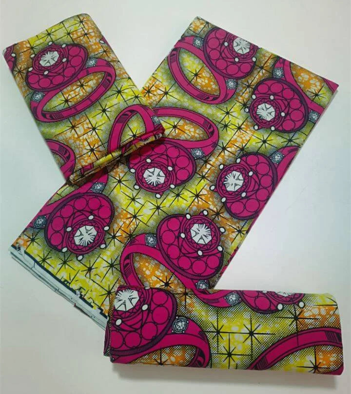 High Quality African Wax Print Fabric - 100% Cotton Soft Ankara Real Wax Fashion Material