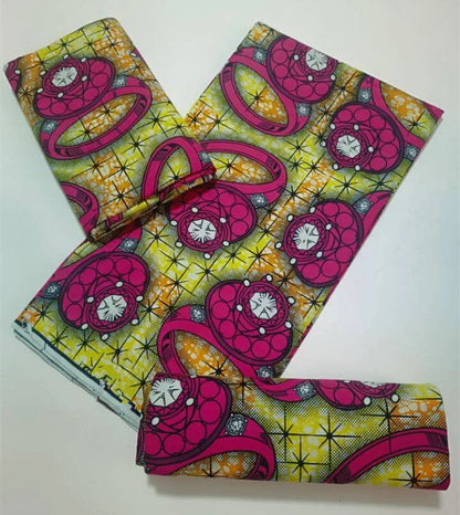 High Quality African Wax Print Fabric - 100% Cotton Soft Ankara Real Wax Fashion Material