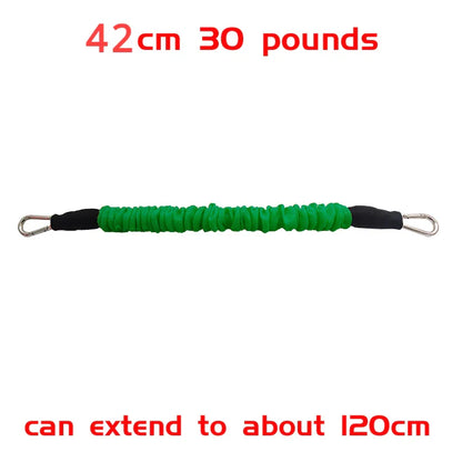 Thickened Latex Resistance Bands — 30/42/65/80cm Pull Rope for Gym, Fitness Training & Taekwondo (Customizable)
