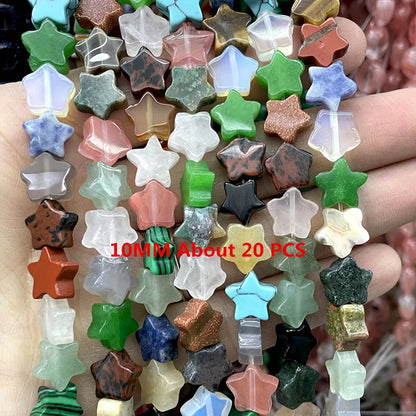 Natural Gemstone Beads - Agate Quartz Turquoise Faceted Rondelle Spacer Beads for DIY Jewelry Making & Bracelets