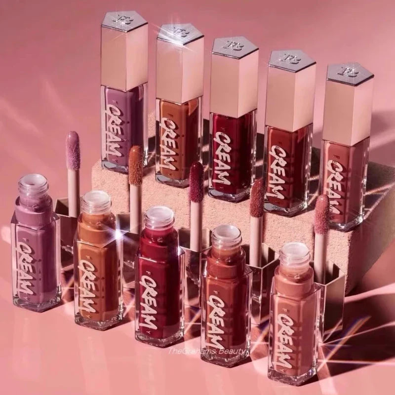 Fenty Beauty Lip Glaze – Moisturizing Glitter Lip Plumper Liquid Lipstick for Women & Beginners