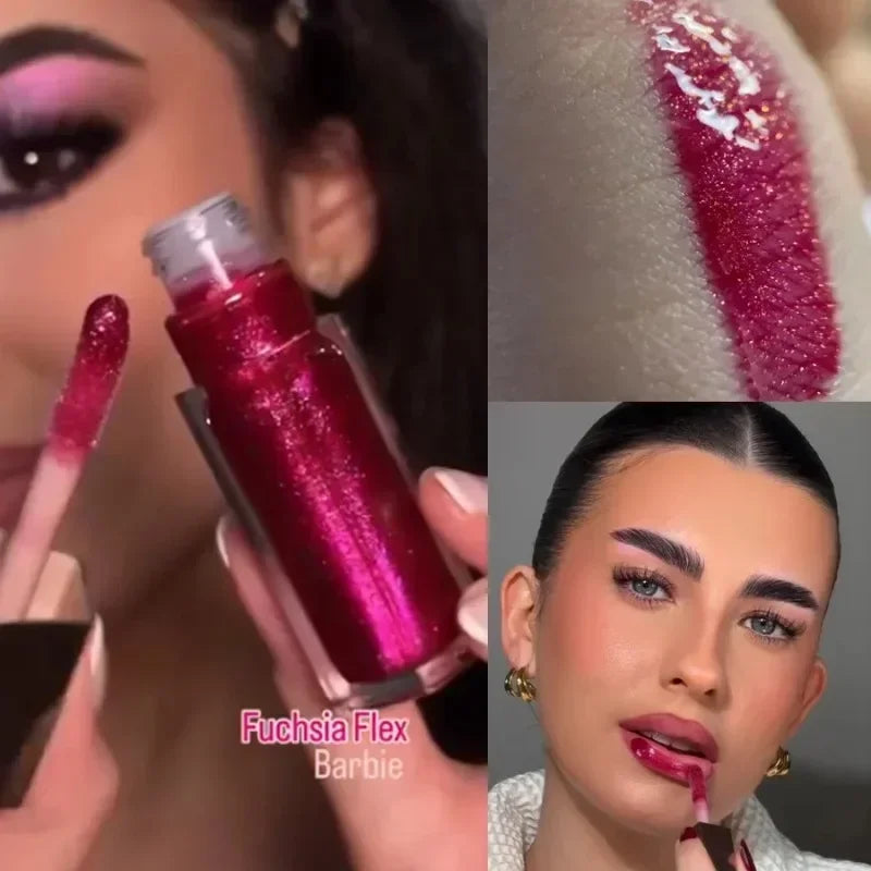 Fenty Beauty Lip Glaze – Moisturizing Glitter Lip Plumper Liquid Lipstick for Women & Beginners