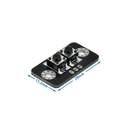 Independent Button Module - 1 to 6 Bit MCU Micro Switch Board for Bluetooth Power Amplifiers and DIY Electronics