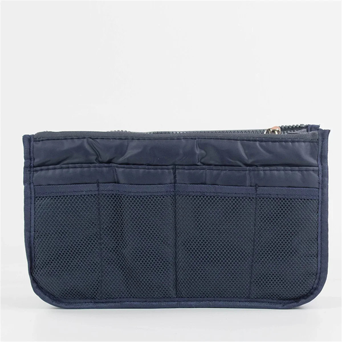 Multifunctional Bi-Fold Storage Bag - Large Capacity Double Zipper Makeup & Toiletry Organizer