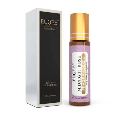 EUQEE 10ml Fragrance Oil Roll-On - Long-Lasting Perfume Scent for Diffusers, Burners & Aromatherapy