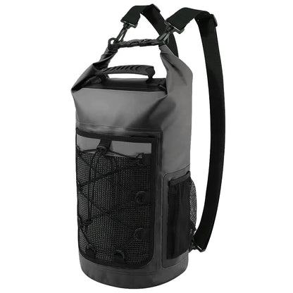25L Waterproof Dry Bag Backpack - Roll-Top Outdoor Swimming, Kayaking & Camping Bag
