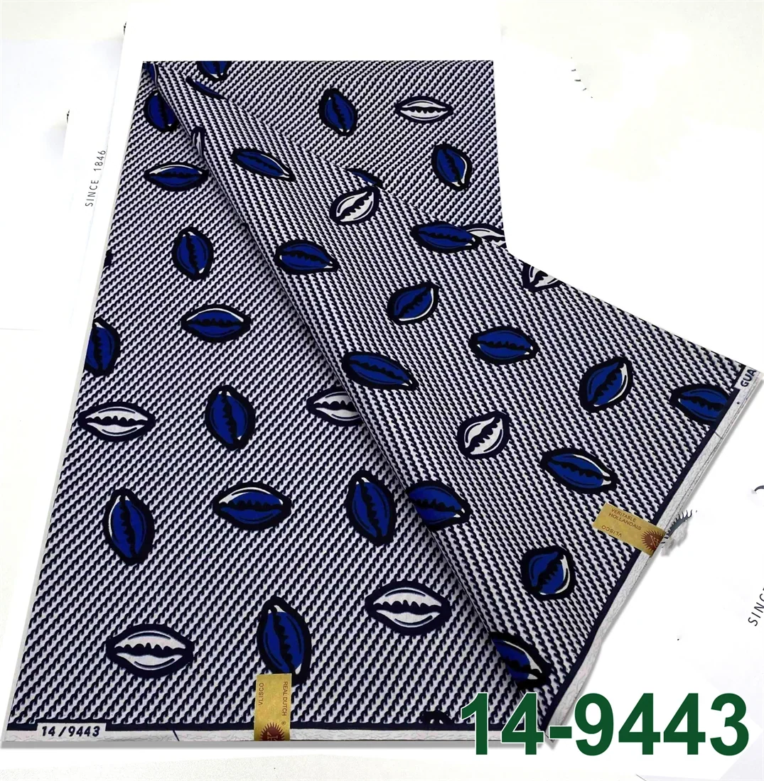Latest Style Ankara Wax Print Fabric - 100% Cotton High Quality Soft African Real Wax Material