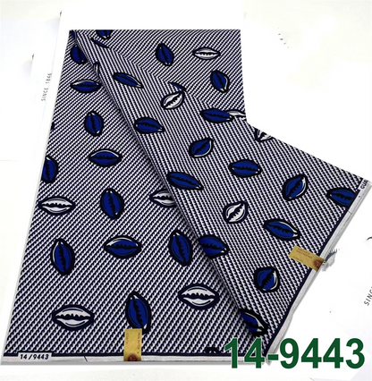 Latest Style Ankara Wax Print Fabric - 100% Cotton High Quality Soft African Real Wax Material