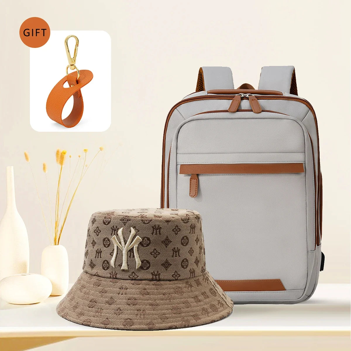 USB Rechargeable Laptop Backpack - Waterproof Large Capacity Unisex School & Travel Bag