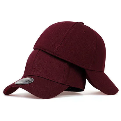 Men's Baseball Cap - Breathable Mesh Fitted Trucker Hat for Outdoor Sports & Sun Protection